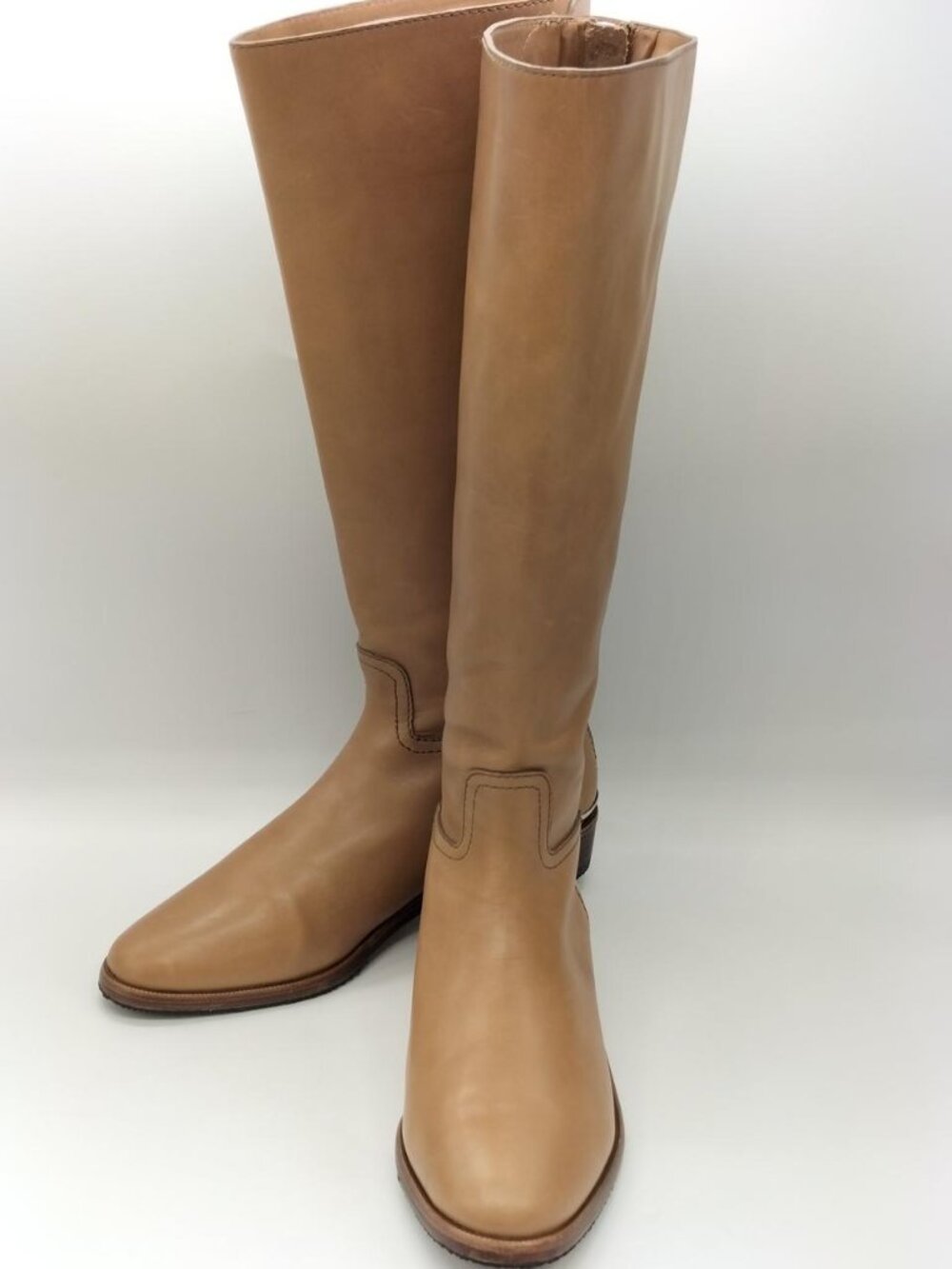 Coach Lonnie Boots Q3056Tan 8.5B
